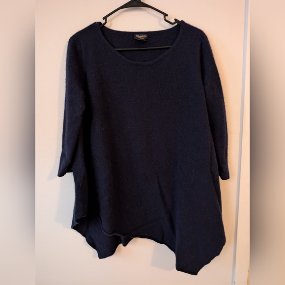 Philosophy Sweaters - Philosophy Dane Lewis Cashmere‎ Sweater Navy Blue
